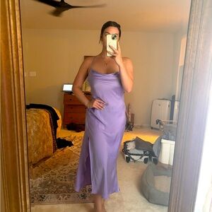 ASTR the Label flowy satin dress!